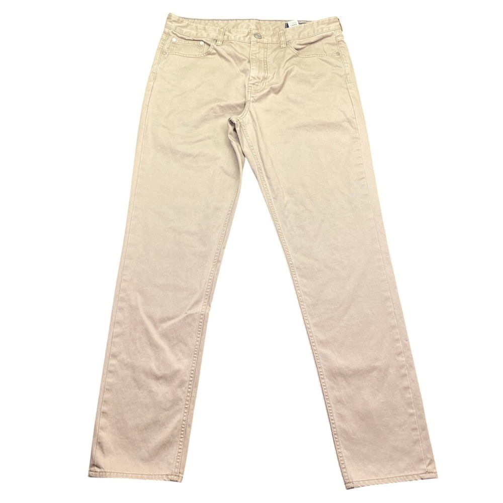 Vineyard Vines Mens 5-Pocket Chino Pants Khaki Tan Beige Stretch 32x31 Preppy